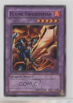 Flame Swordsman 1st Ed. YuGiOh Starter Deck Joey #SDJ-024 2003 - Image 1