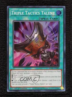 Triple Tactics Talent 1st Ed. YuGiOh 25th Anniversary Rarity Collection - Image 1