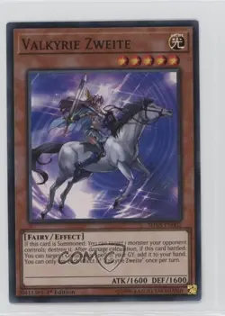 Valkyrie Zweite 1st Ed. YuGiOh Shadows in Valhalla #SHVA-EN002 - Image 1