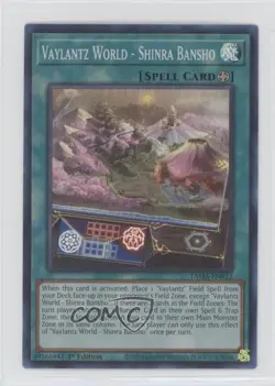 Vaylantz World - Shinra Bansho 1st Ed. YuGiOh Tactical Masters #TAMA-EN012 - Image 1