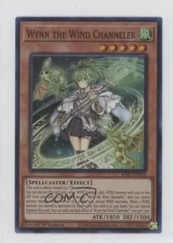 SR - Wynn the Wind Channeler 1st Ed. YuGiOh 25th Anniversary Rarity Collection - Image 1