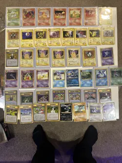 Pocket Monsters Card Lot 45 Cards Vintage and Modern Cards Pokemon TCG Japanese - Image 1