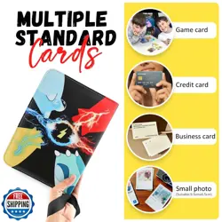 Trading Card Binder 4-Pockets, Card Binder Fits 400 Cards with 50 Removable S - Image 5