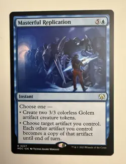 Masterful Replication [March of the Machine Commander] Magic MTG MOC - Image 1