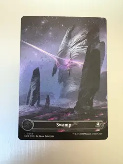 Swamp - 369 - MTG: Edge of Eternities - Borderless - GALAXY FOIL - Image 1
