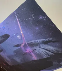 Swamp - 369 - MTG: Edge of Eternities - Borderless - GALAXY FOIL - Image 3