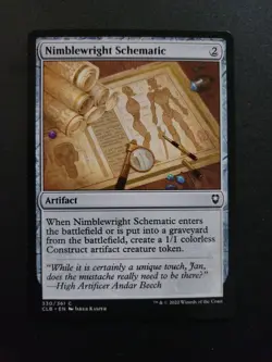 Nimblewright Schematic #330 Battle Baldur's Gate MTG Combine Ship 1-10 4.88 - Image 1