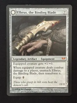 1x MTG Elbrus, the Binding Blade - Dark Ascension (DKA) #147 - Magic - Image 1