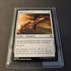 MTG Lightning Greaves 298 Regular Modern Horizons 3 M3C - Image 2