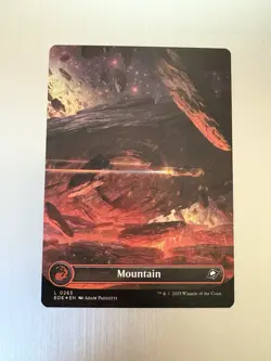 Mountain - 265 - MTG: Edge of Eternities - Borderless - FOIL - Image 1