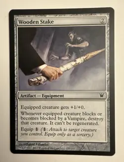 Magic the Gathering MTG Wooden Stake (237) Innistrad LP - Image 1