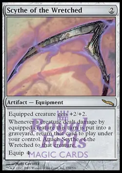 Scythe of the Wretched 1x FOIL MTG MDN Mirrodin Rare MINT artifact - Image 1