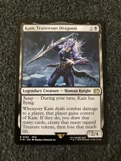 Magic The Gathering MTG - Kain, Traitorous Dragoon - FIN - Image 1