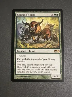 Garruk's Horde - Magic 2014 Core Set M14 - Magic the Gathering MTG LP - Image 1