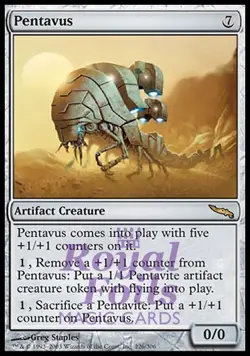 Pentavus 1x FOIL MDN MTG Mirrodin Rare MINT artifact - Image 1
