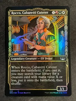 MTG Rocco, Cabaretti Caterer (Showcase), NM-Mint, (SNC #332) Foil - Image 1