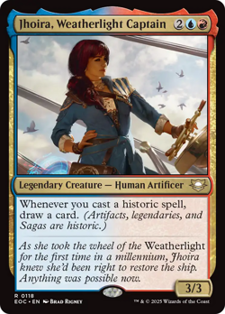 Jhoira Weatherlight Captain - Dominaria MTG Magic the Gathering - Near Mint Rare - Image 1