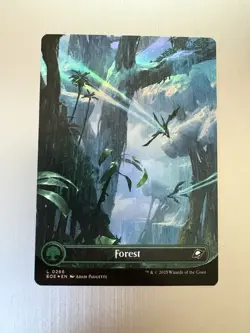 Forest - 266 - MTG: Edge of Eternities - Borderless - FOIL - Image 1