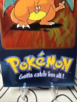 Pokemon Topps TV Animation Edition Series 2 Charizard Topper 5 Of 5 Ink Bleed - Image 3