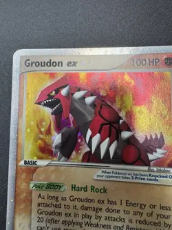 Pokemon TCG Groudon EX 93/100 EX Crystal Guardians - Mid Era Vintage - LP/MP - Image 2