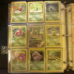 Binder full(200+) VINTAGE + MODERN Pokemon Cards (various sets) mew, promos LP - Image 1