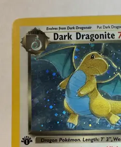 Dark Dragonite Holo 5/82 - Pokemon TCG Team Rocket WOTC 1st Edition Rare - LP/NM - Image 3