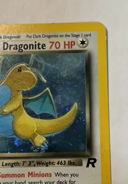 Dark Dragonite Holo 5/82 - Pokemon TCG Team Rocket WOTC 1st Edition Rare - LP/NM - Image 4