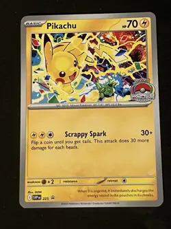 Pokemon TCG Pokemon Pikachu Promo 2025 World Championships SVP 225 ENG - Image 1