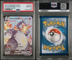 2021 Pokemon SWSH FA/Charizard VMAX Shining Fates PSA 10 - Image 3