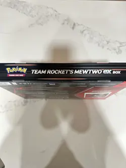 Pokemon TCG Destined Rivals Team Rocket's Mewtwo ex Box New Sealed - Image 2