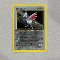 Pokemon Skarmory 13/111 1st Edition Neo Genesis Holo Rare - Image 1