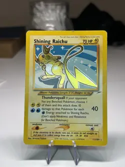 Pokemon TCG Shining Richu 111/102 Neo Destiny Unlimited Holo LP/MP - Image 1