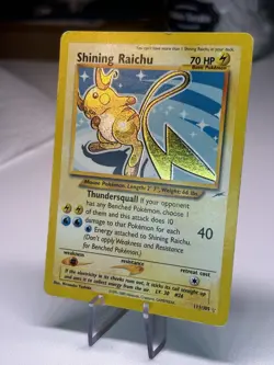 Pokemon TCG Shining Richu 111/102 Neo Destiny Unlimited Holo LP/MP - Image 3