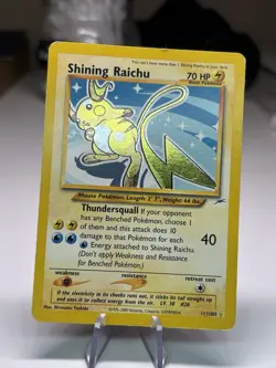 Pokemon TCG Shining Richu 111/102 Neo Destiny Unlimited Holo LP/MP - Image 5