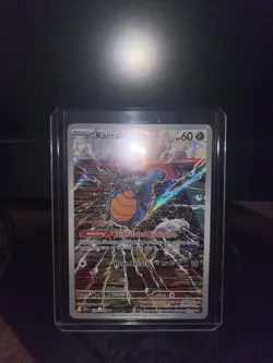 Pokemon Card Karrablast Holographic Rare Black & White Plasma Blast - Image 3