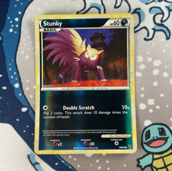 Stunky 69/90 Reverse Holo HGSS Undaunted Set Pokemon Card 2010 LP - Image 1