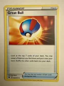 GREAT BALL - 052/073 - Champions Path - Pokemon Card - Image 1