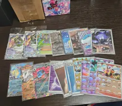 English Pokemon Card Lot Destined Rivals, White Flare, Paldea Evolved - Image 2