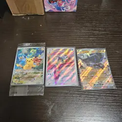English Pokemon Card Lot Destined Rivals, White Flare, Paldea Evolved - Image 3