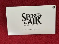 MTG Secret Lair Featuring Julie Bell Rainbow FOIL Sealed New Magic the Gathering - Image 1