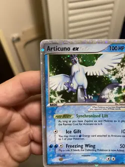 Articuno ex 032 Black Star Promo Holo Pokemon Card NM - Image 2