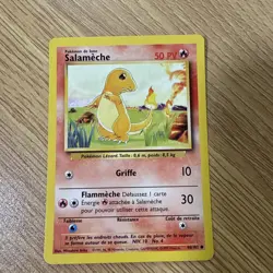 Pokemon Card - Charmander Salameche 1st Edition French Base Set 46/102 Common - Image 1