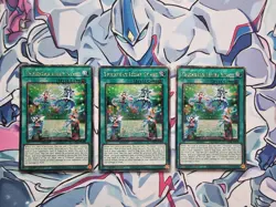 Trickstar Light Stage 1st Edition Quarter Century Rare MP24 Yugioh Card PLAYSET - Image 1