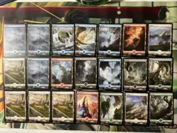 MTG 21. Battle for Zendikar Full Art Basic Land -mix - complete You Set MT - Image 1