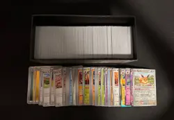 Pokemon TCG Bulk Prismatic Evolutions Pokemon Holos, Reverse, Commons 550+ Cards - Image 1