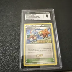 Pokemon CGC 9 NM 2013 Champions Festival STAFF World Championship Card BW95 - Image 1