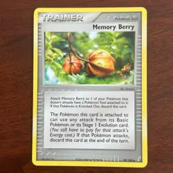 Memory Berry 80/100 Uncommon EX Crystal Guardians Pokemon Card - Image 1
