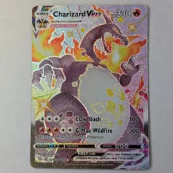 Charizard Vmax SV107/SV122 Pokemon Card TCG SwSh Sining Fates Shiny Holo - Image 1