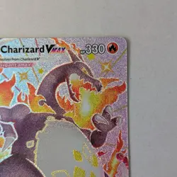 Charizard Vmax SV107/SV122 Pokemon Card TCG SwSh Sining Fates Shiny Holo - Image 3