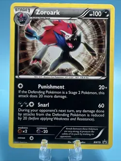 Zoroark BW19 Black & White Black Star Promo Holo Pokemon Card NM - Image 1